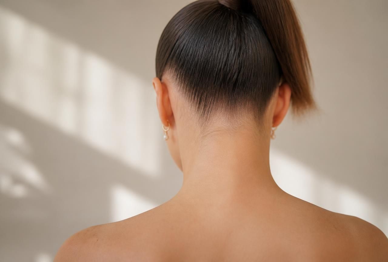 Penteado apertado que causa alopecia por tração
